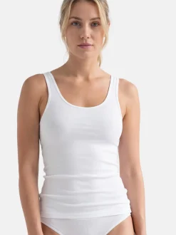 con-ta Damen Unterhemd - 6er Pack Modal in schwarz