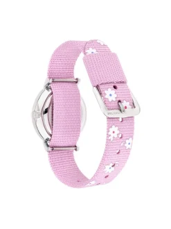 Cool Time Mädchen Armbanduhr - The Cool Flower Power in rosa