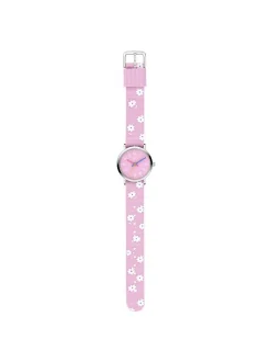 Cool Time Mädchen Armbanduhr - The Cool Flower Power in rosa