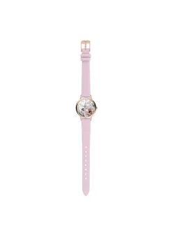 Cool Time Mädchen Armbanduhr - The Cool Rose Flower Power in rosa