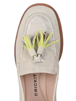 Crickit Damen Halbschuh - REIKE in grün oliv