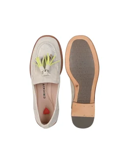 Crickit Damen Halbschuh - REIKE in grün oliv
