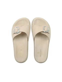 Crickit Damen Pantoletten - RILANA in beige