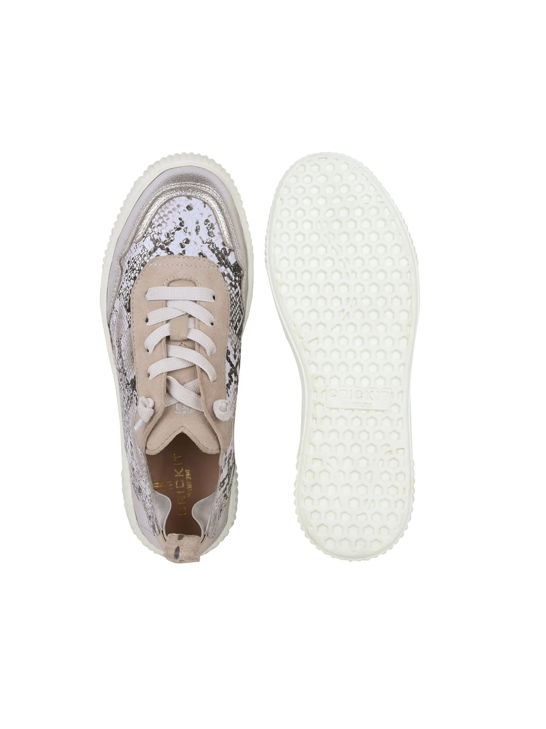Crickit Damen Sneaker - OAKLI in beige schwarz
