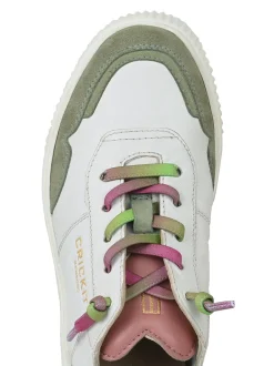 Crickit Damen Sneaker - OAKLI in weiß oliv
