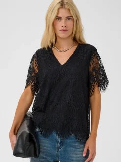 Culture Damen Blusenshirt CUbente in schwarz
