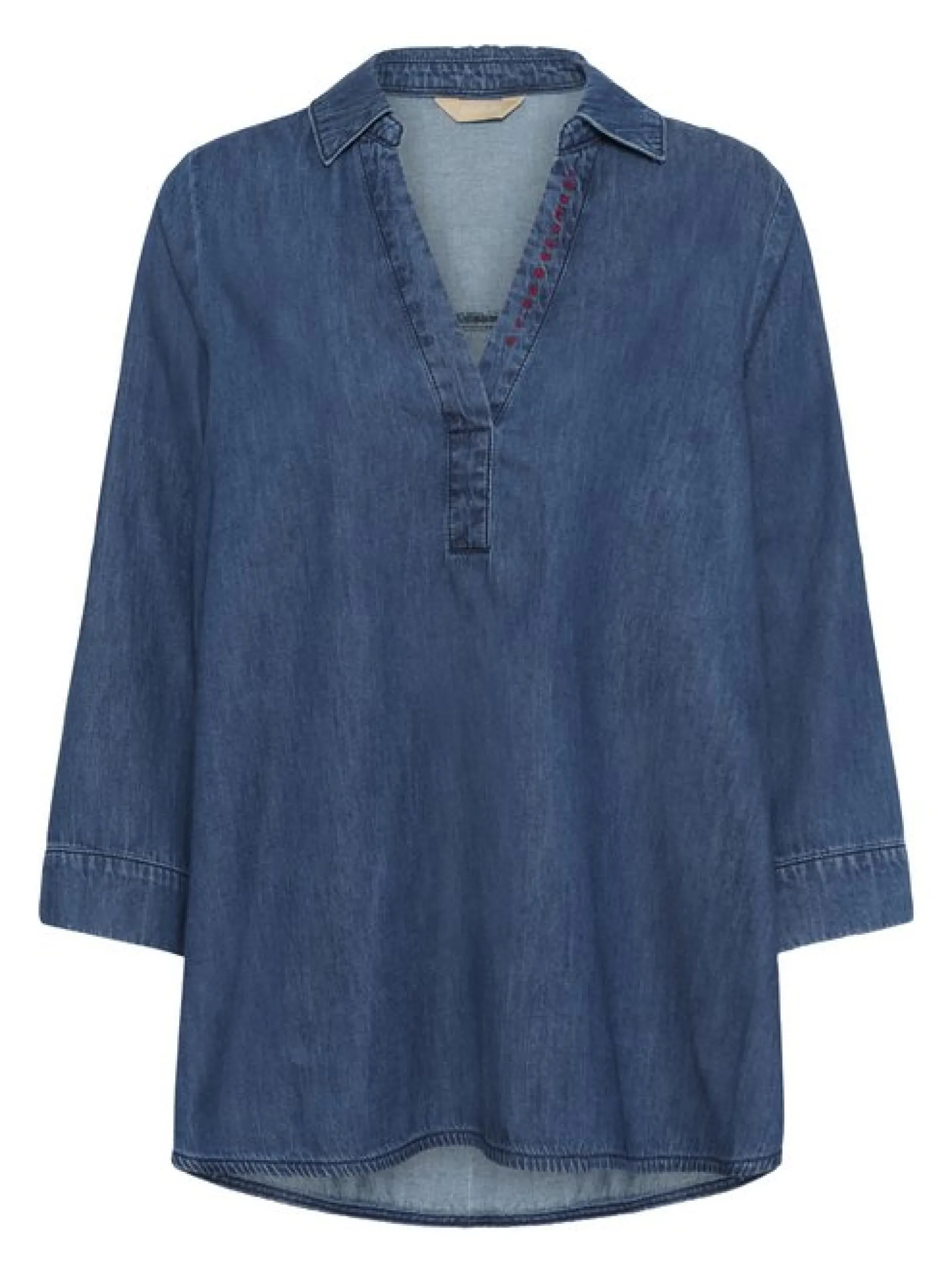 Culture Damen Jeansbluse CUmaxy in medium stone denim