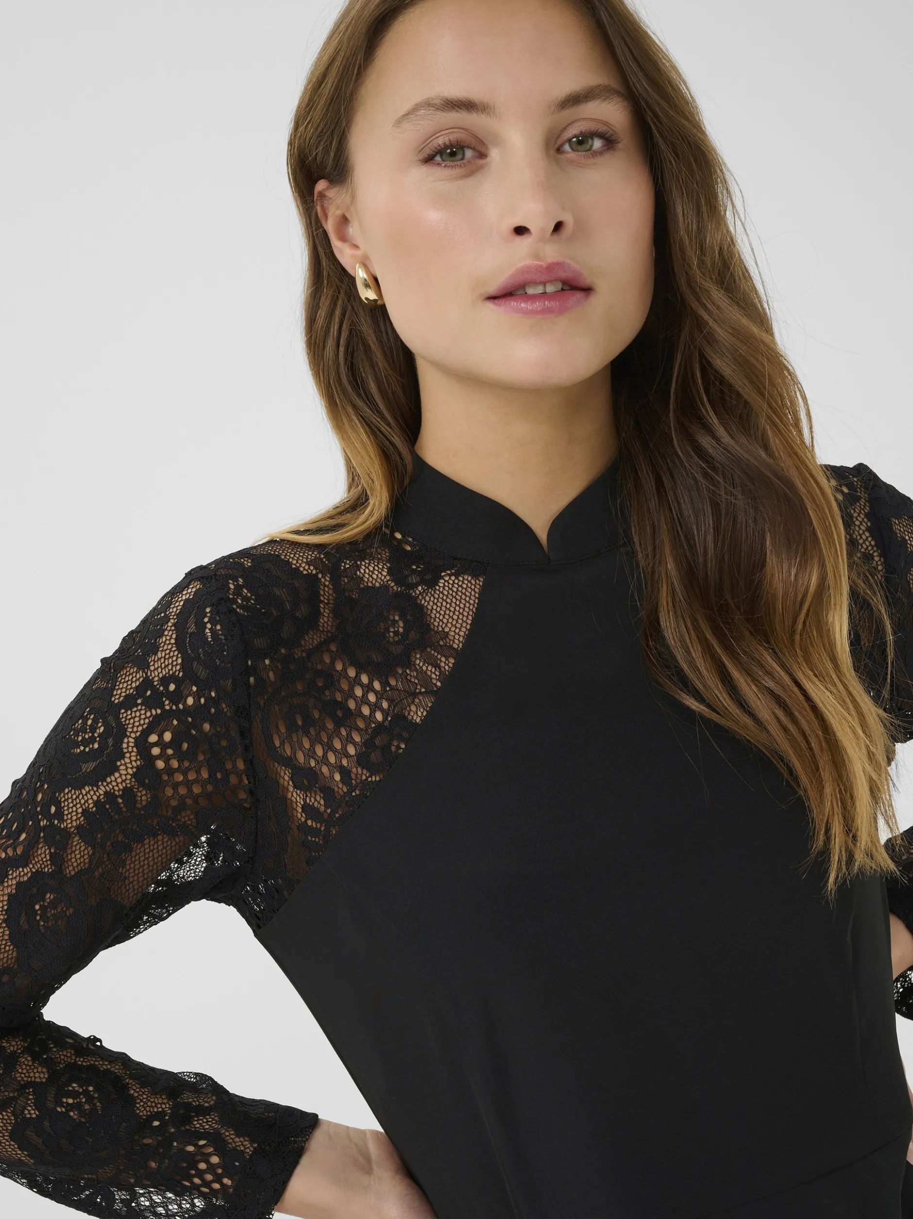 Culture Damen Kleid CUpiona in schwarz
