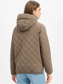 Derbe Damen Steppjacke - Quiltby in taupe