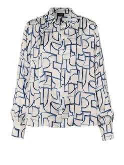 DESOTO Damen Bluse - Lena in ecru - Ärmel: langarm