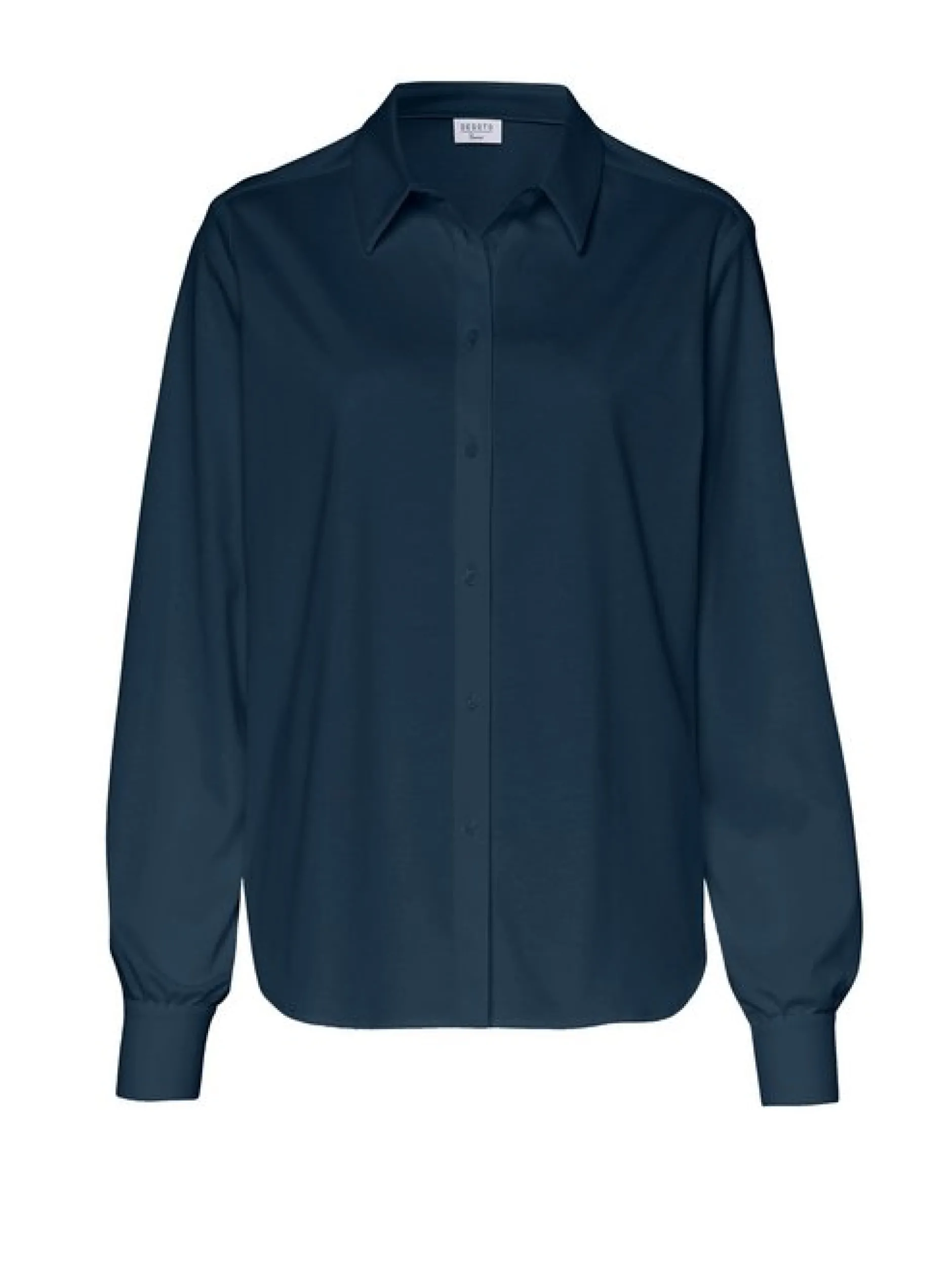 DESOTO Damen Bluse - Lizzy in blau - Ärmel: langarm