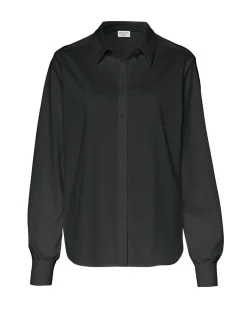 DESOTO Damen Bluse - Lizzy in schwarz - Ärmel: langarm