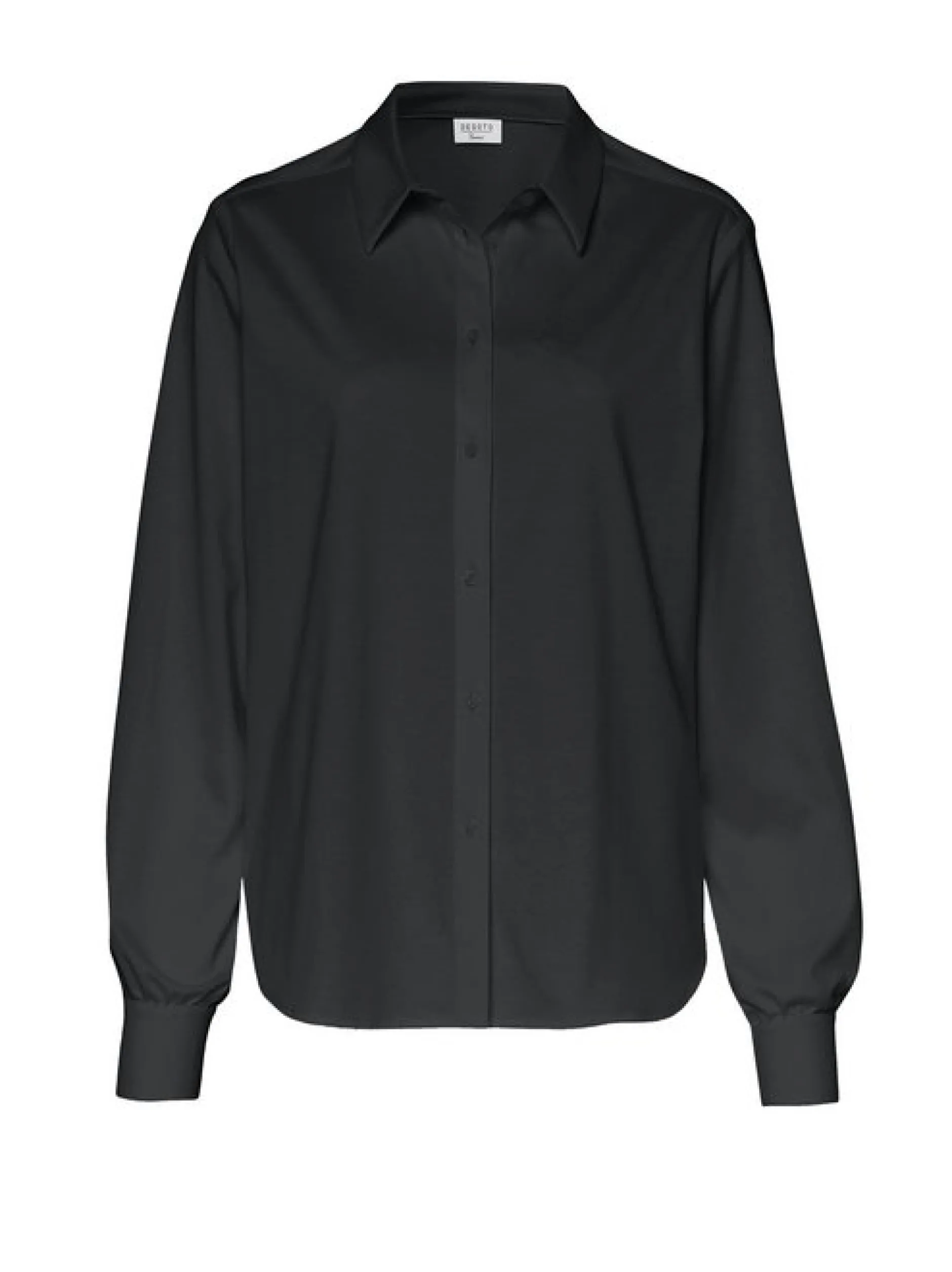 DESOTO Damen Bluse - Lizzy in schwarz - Ärmel: langarm