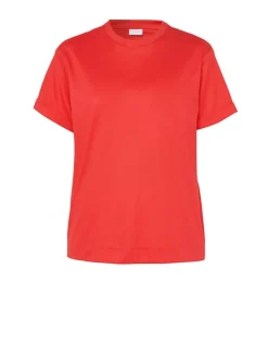 DESOTO Damen Shirt - Alexa in rot - Ausschnitt: Rundhals