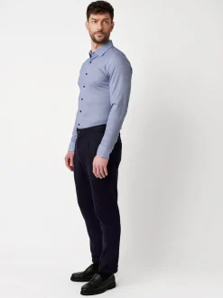 DESOTO Herren Hemd Casual Kent 1/1 in blau