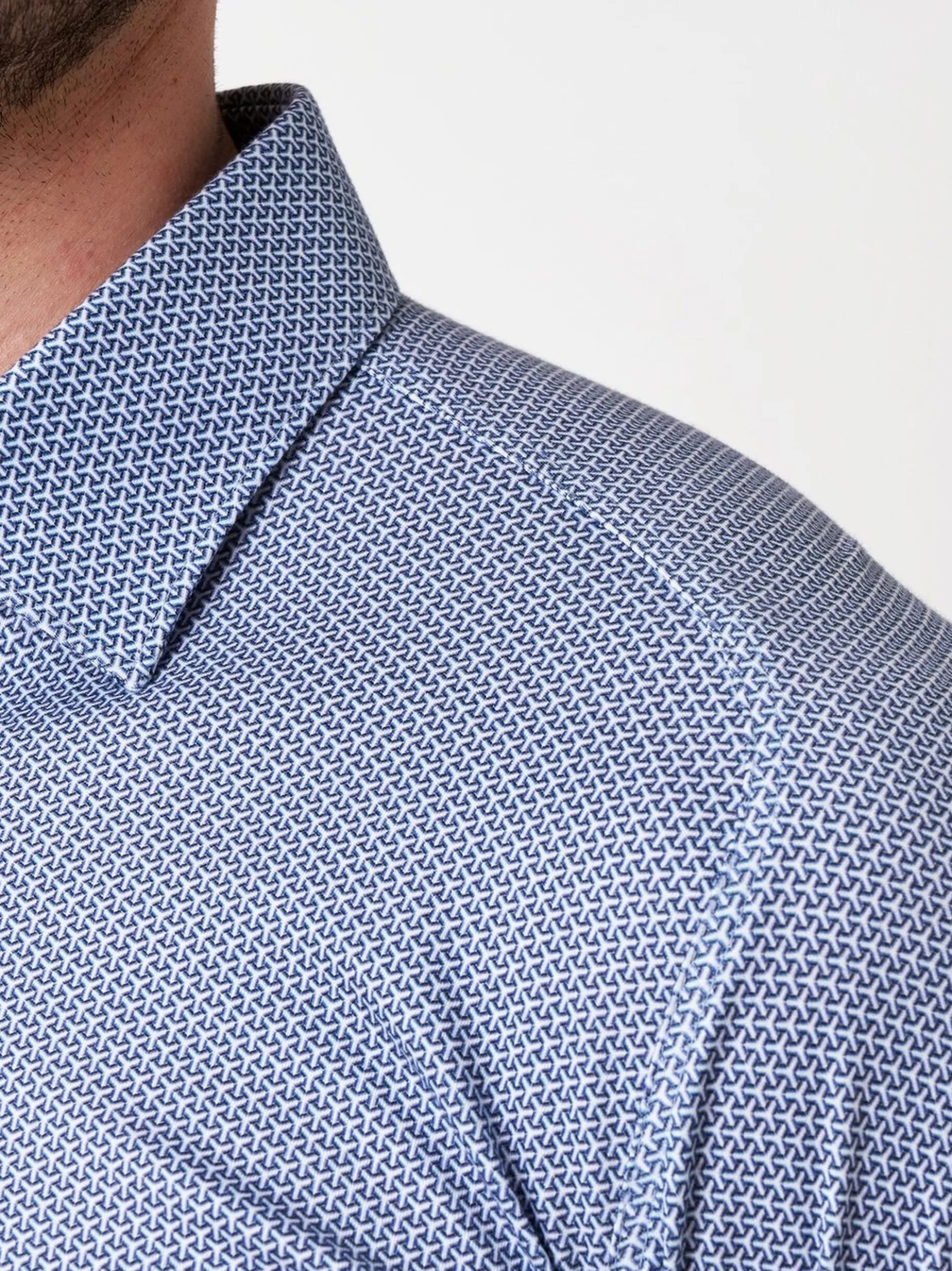 DESOTO Herren Hemd Casual Kent 1/1 in blau