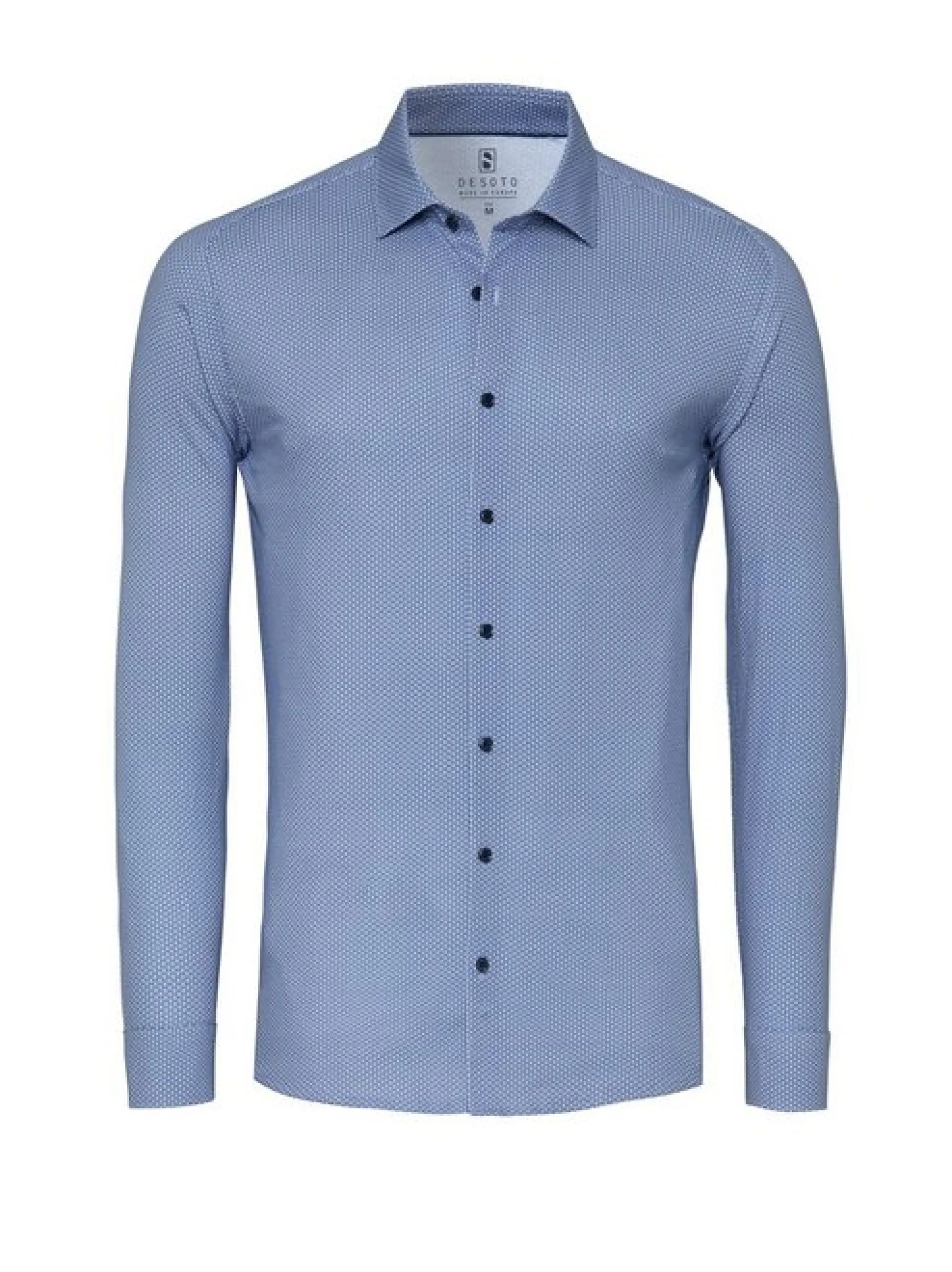 DESOTO Herren Hemd Casual Kent 1/1 in blau
