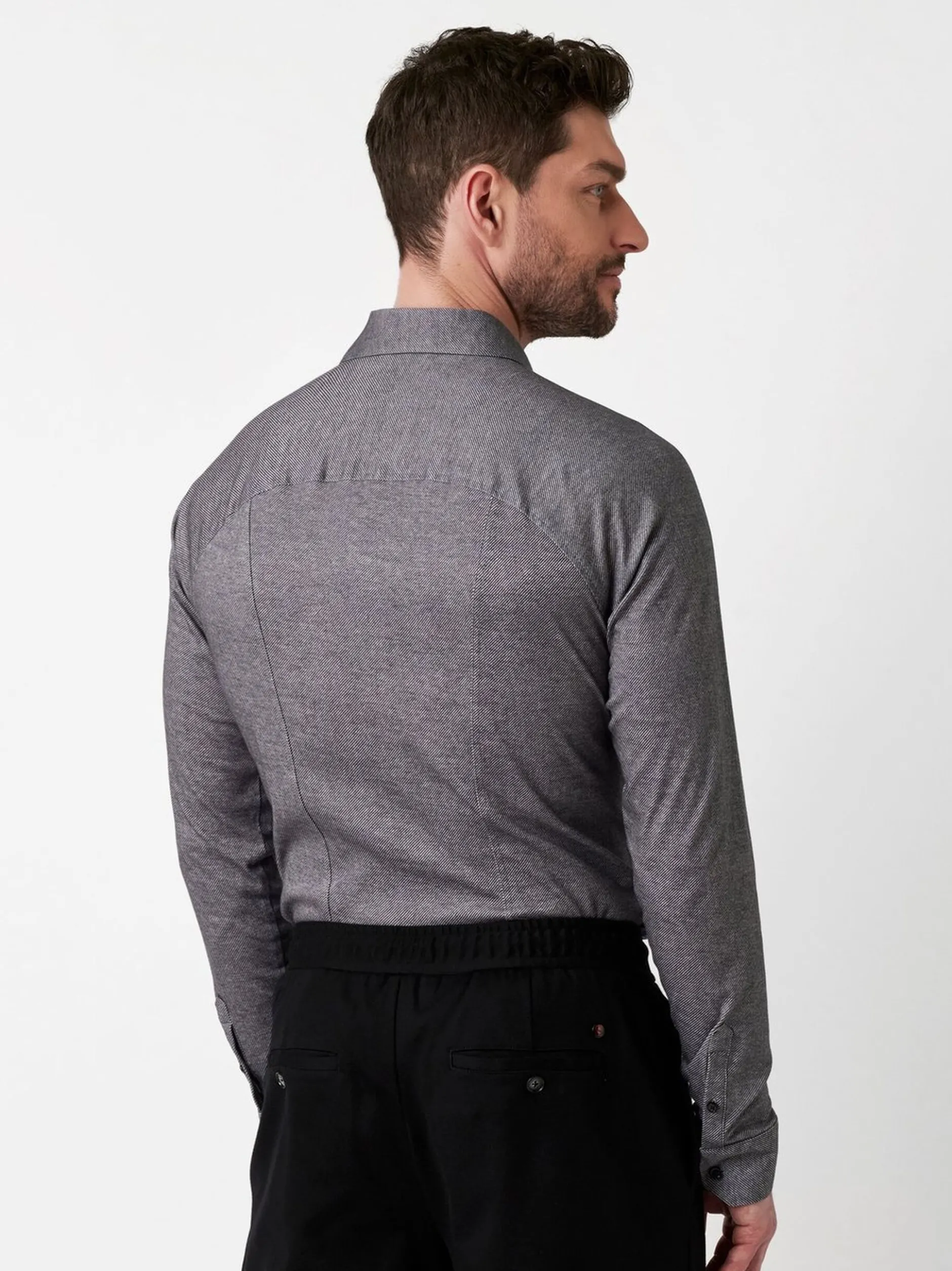 DESOTO Herren Hemd Casual Kent 1/1 in grau