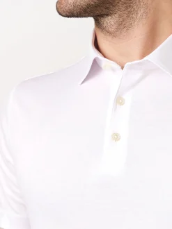 DESOTO Herren Poloshirt in weiß - Ärmel: kurzarm
