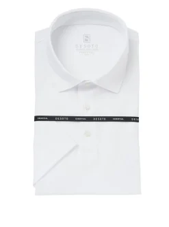 DESOTO Herren Poloshirt in weiß - Ärmel: kurzarm