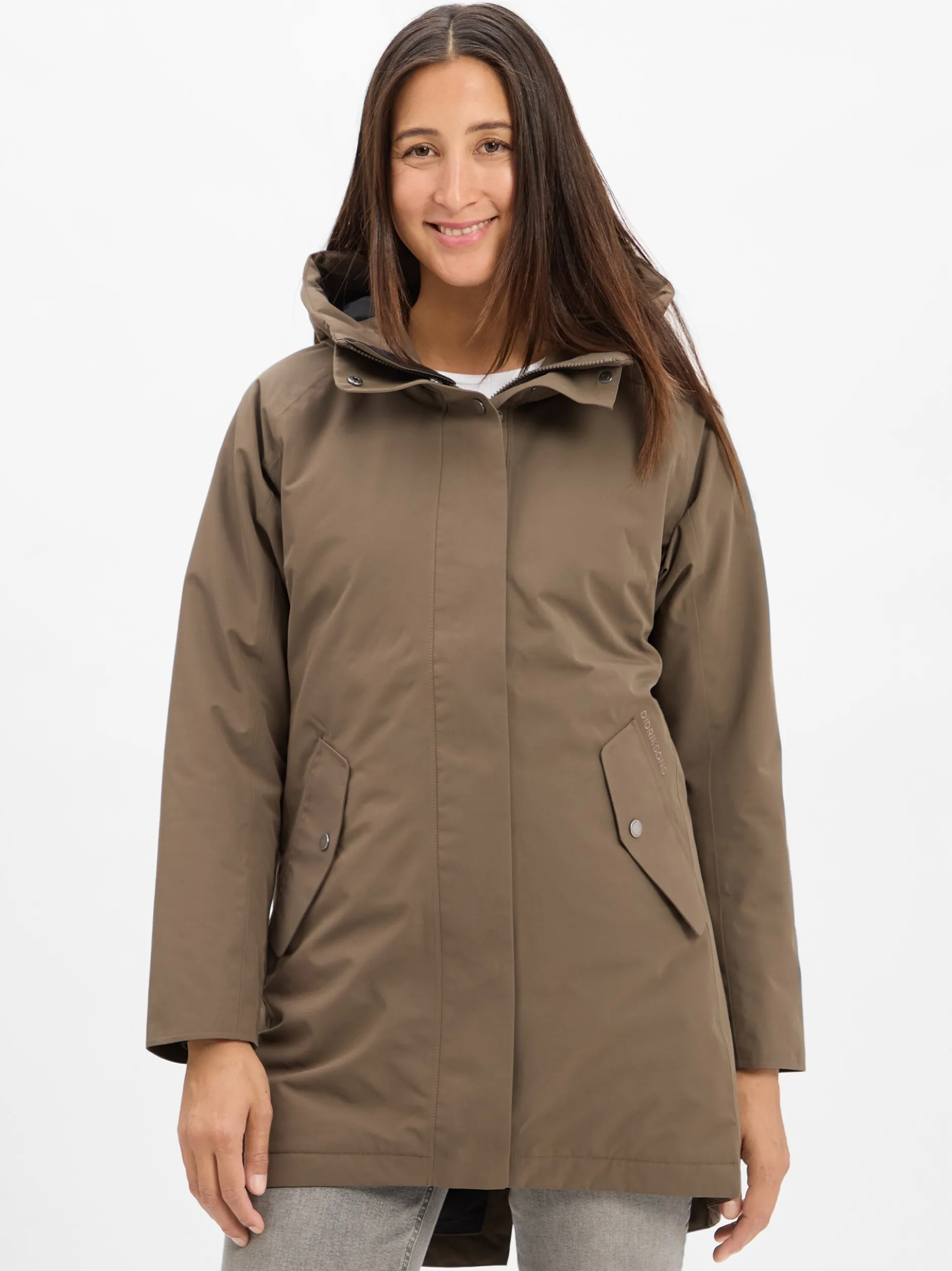 Didriksons Damen Parka - Alana in khaki