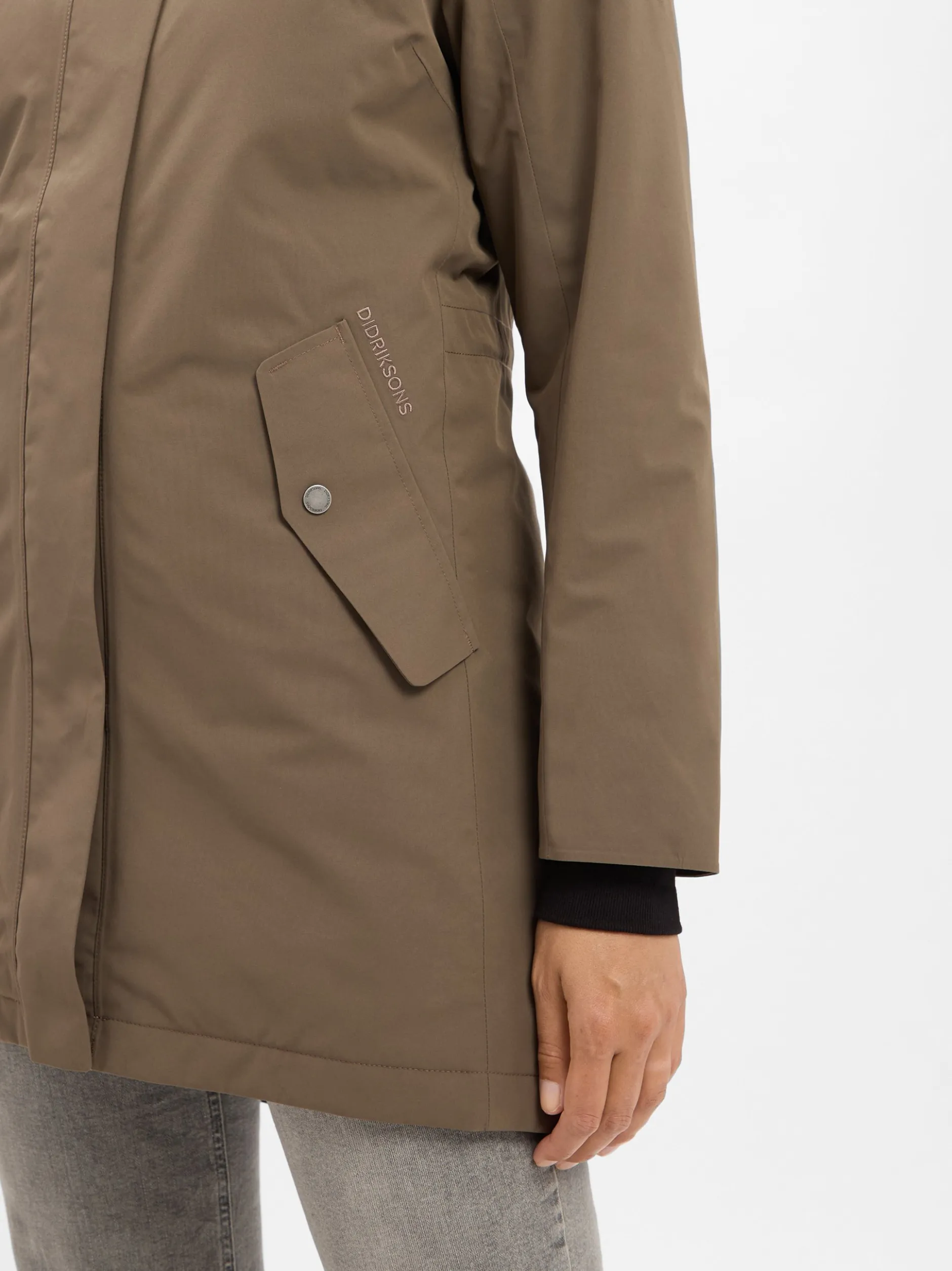 Didriksons Damen Parka - Alana in khaki