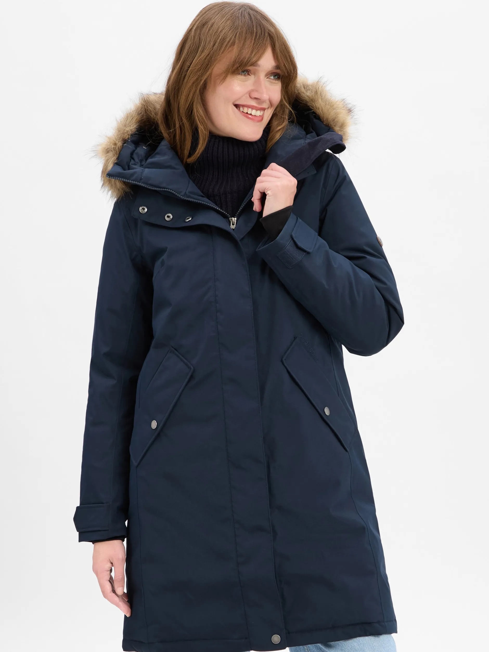 Didriksons Damen Parka - Erna in marine