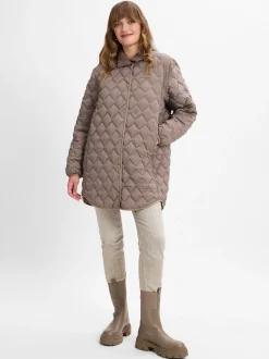 Didriksons Damen Steppjacke - Betina in taupe