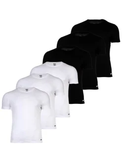 Diesel Herren T-Shirt 6er Pack in mehrfarbig