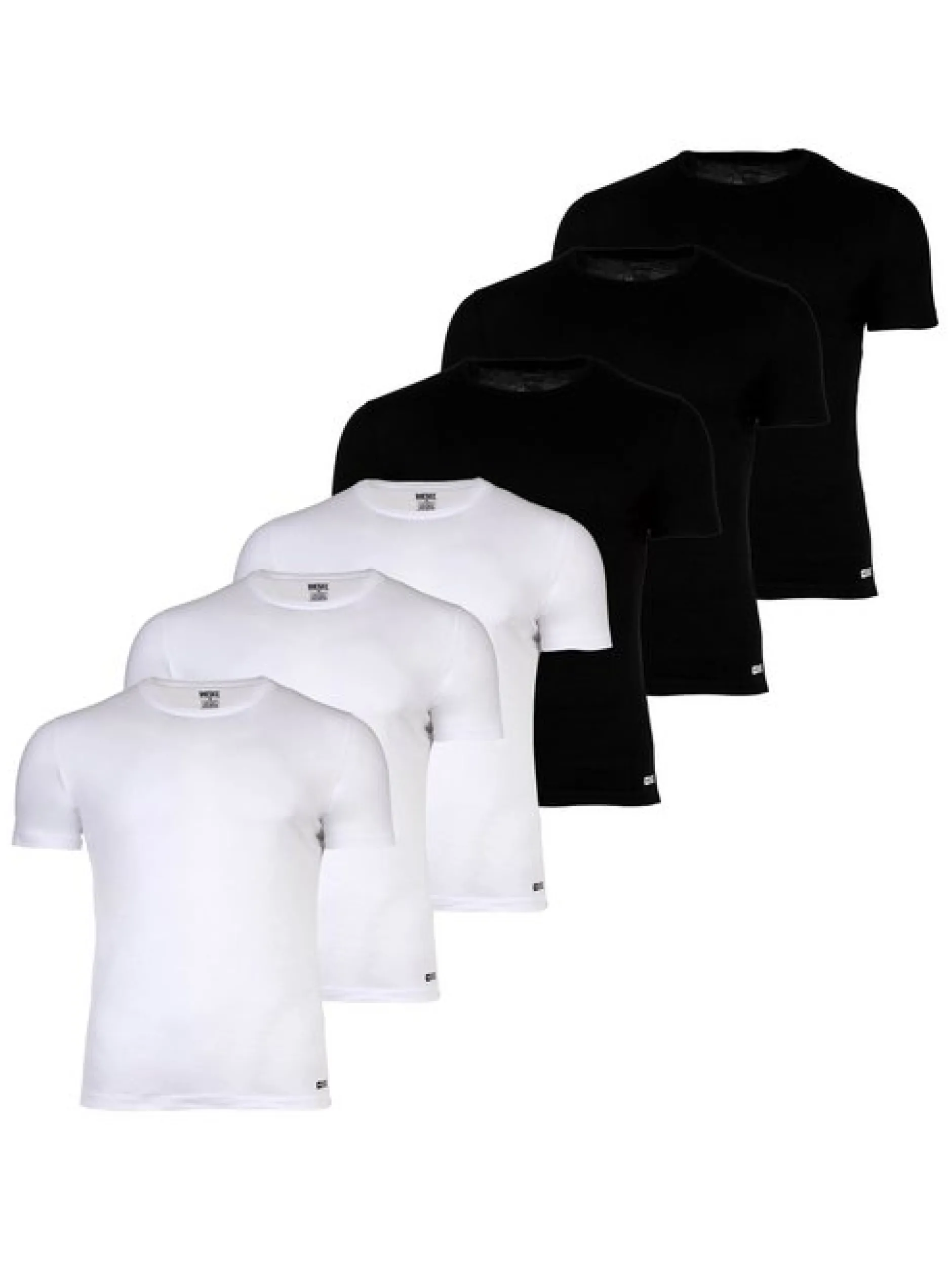 Diesel Herren T-Shirt 6er Pack in mehrfarbig