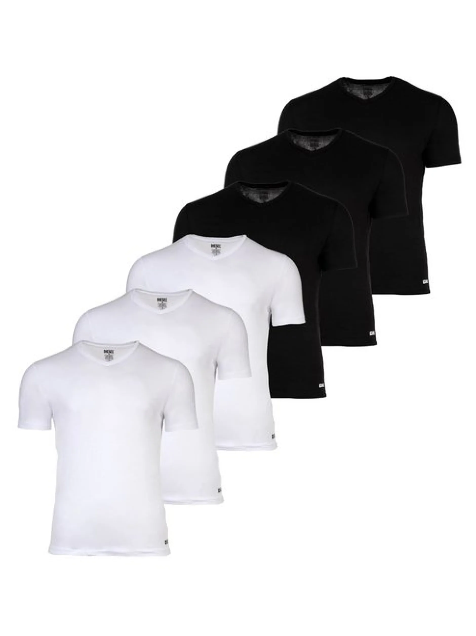 Diesel Herren T-Shirt 6er Pack in mehrfarbig