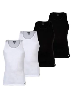 Diesel Herren Unterhemd 4er Pack in mehrfarbig