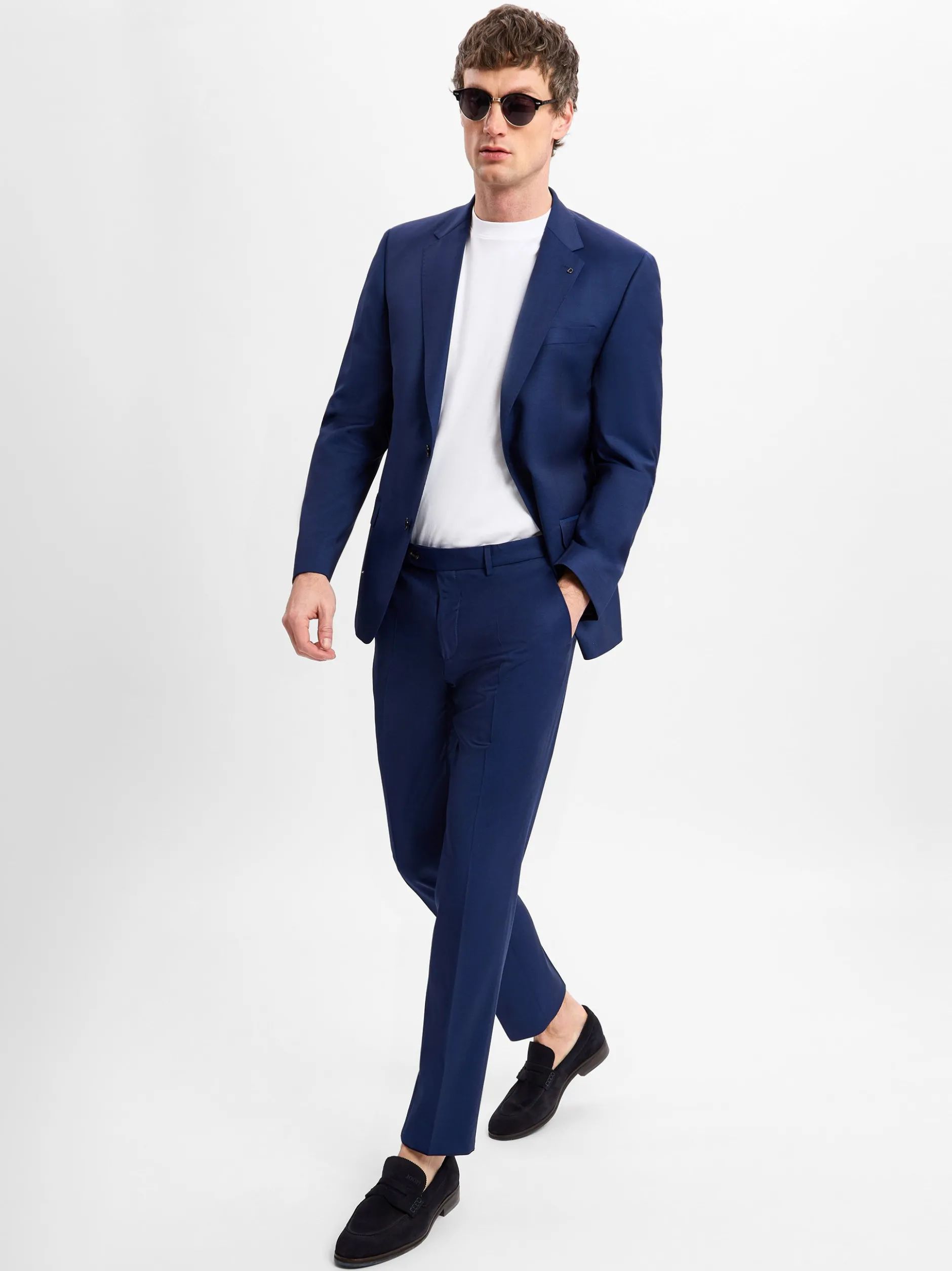 Digel Herren Baukasten-Hose - Per-V in indigo