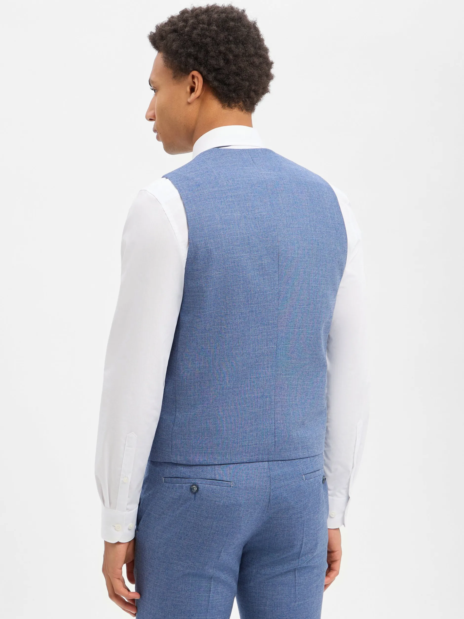 Digel Herren Baukasten-Weste - Edgar in indigo