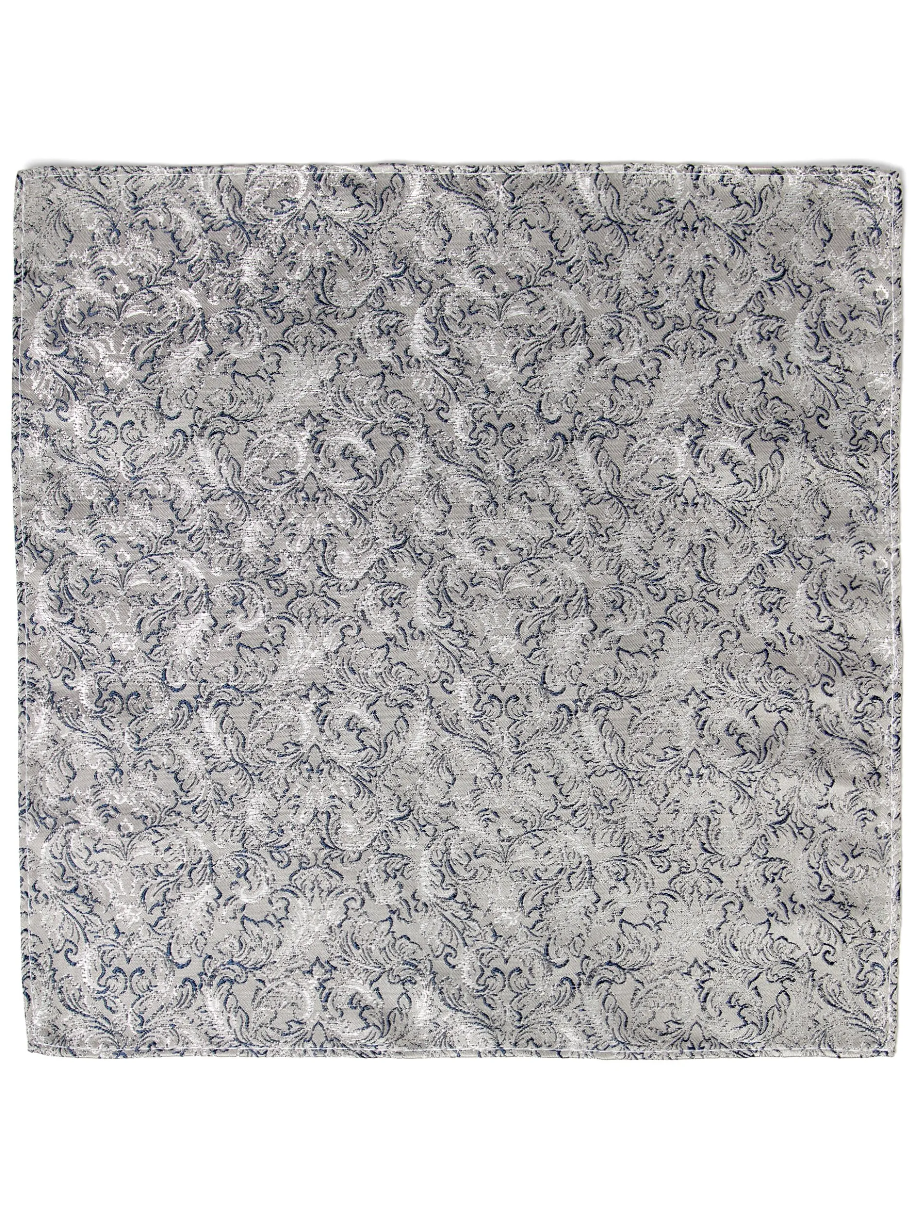 Digel Herren Plastron mit Einstecktuch in hellgrau marine