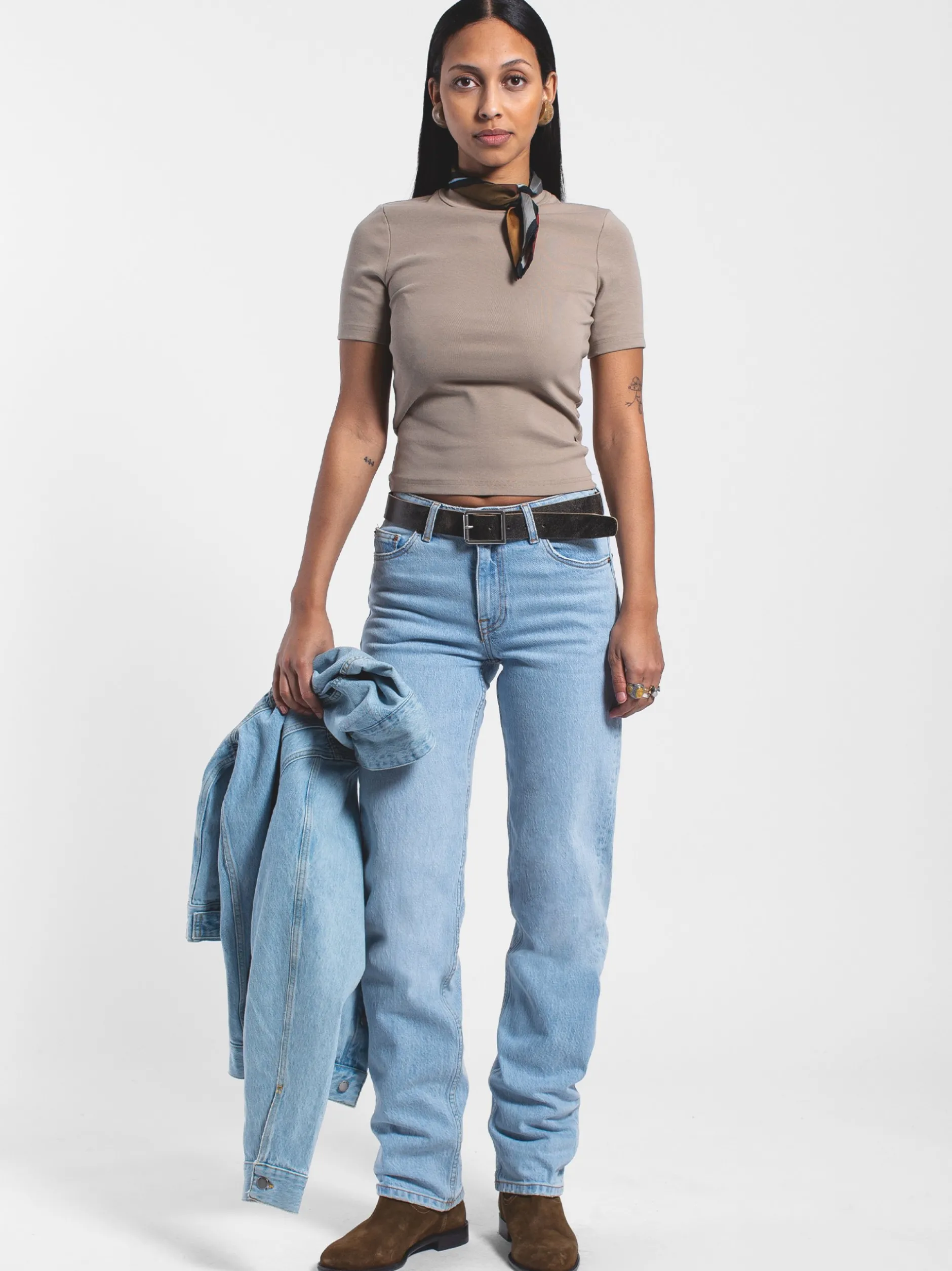 Dr. Denim Damen Jeans – Arch in bleached