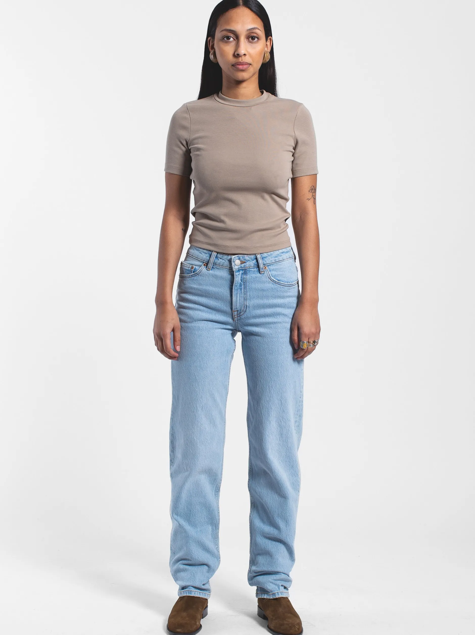 Dr. Denim Damen Jeans – Arch in bleached