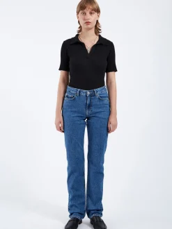 Dr. Denim Damen Jeans – Arch in medium stone