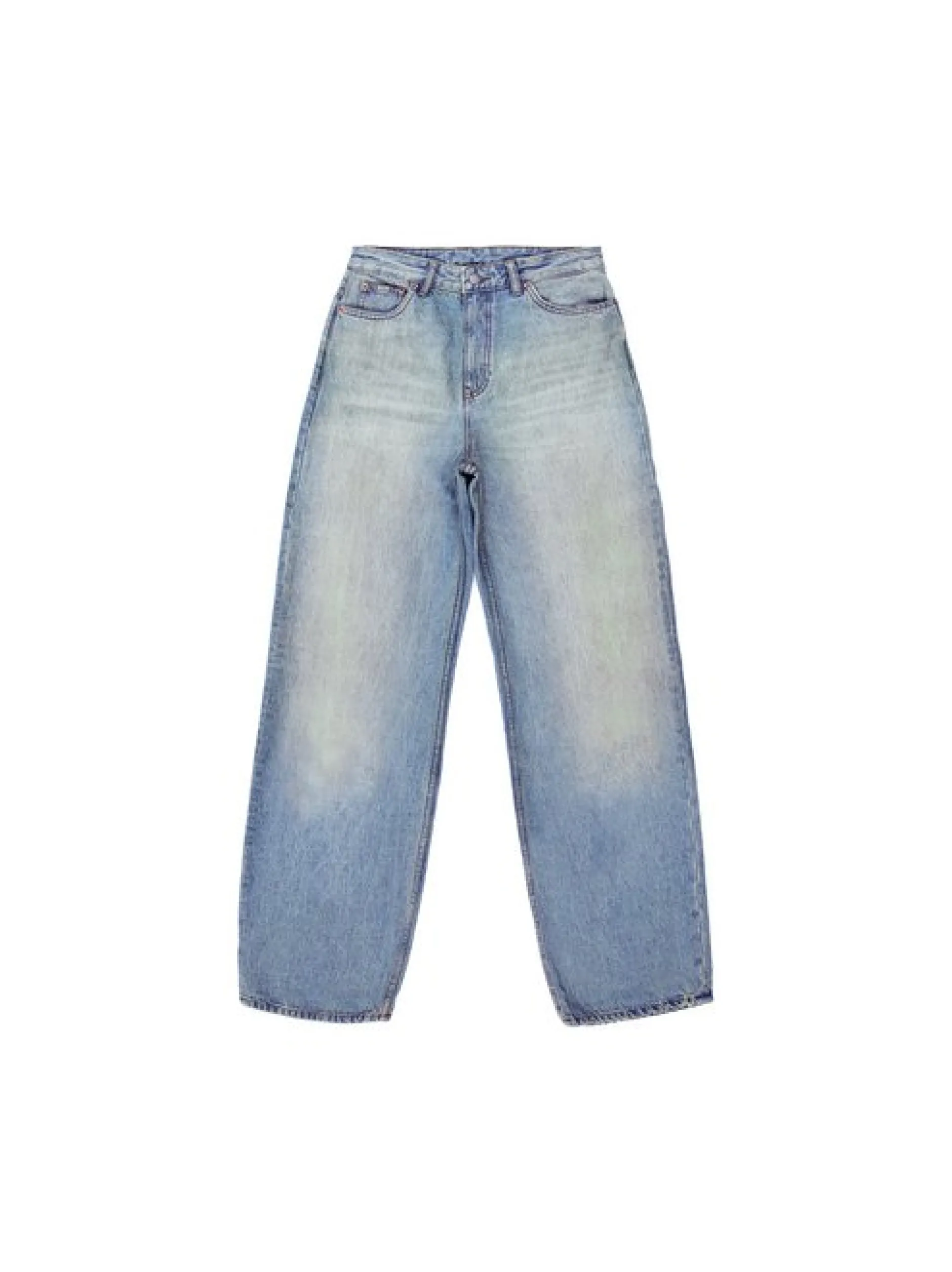 Dr. Denim Damen Jeans – Donna High Relaxed Jeans in light stone