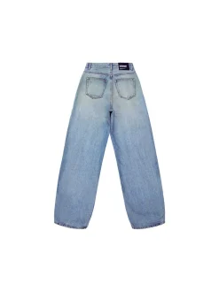 Dr. Denim Damen Jeans – Donna High Relaxed Jeans in light stone