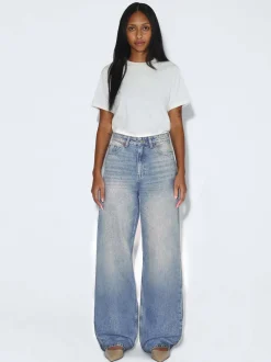 Dr. Denim Damen Jeans – Donna High Relaxed Jeans in light stone