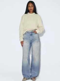 Dr. Denim Damen Jeans – Donna High Relaxed Jeans in light stone