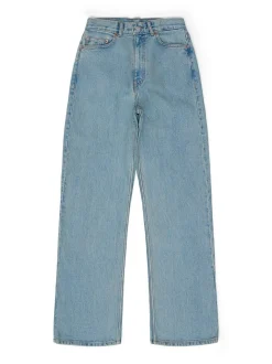 Dr. Denim Damen Jeans – Echo High Straight in light stone