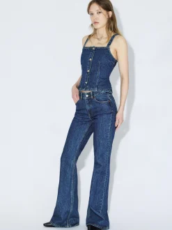 Dr. Denim Damen Jeans – Elba Mid Bootcut in denim