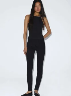 Dr. Denim Damen Jeans – Lexy Mid Skinny in schwarz