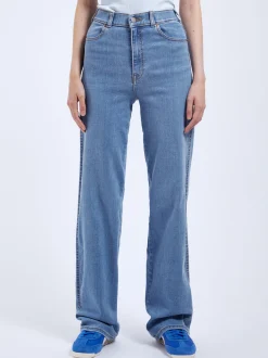 Dr. Denim Damen Jeans - Moxy High Straight in bleached
