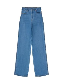 Dr. Denim Damen Jeans - Moxy High Straight in bleached