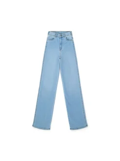 Dr. Denim Damen Jeans - Moxy High Straight in bleached