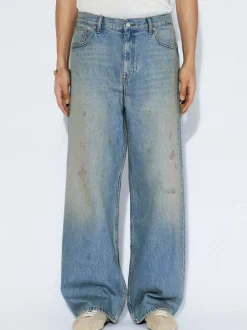 Dr. Denim Herren Jeans – Cormac Baggy Jeans in light stone