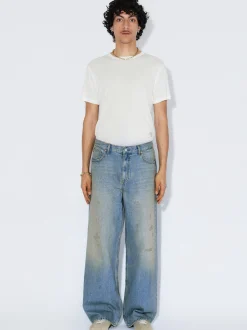Dr. Denim Herren Jeans – Cormac Baggy Jeans in light stone